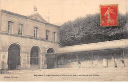 SEYCHES - Place De La Mairie Et Marché Aux Prunes - Très Bon état - Other & Unclassified
