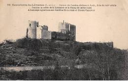 SAUVETERRE LA LEMANCE - Ruines De L'ancien Château - Très Bon état - Other & Unclassified