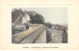 LANGRES - Les Remparts - Faubourg De Sous Murs - Très Bon état - Langres