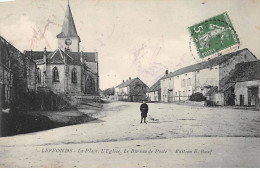 LEFFONDS - La Place - L'Eglise - Le Bureau De Poste - Très Bon état - Otros & Sin Clasificación
