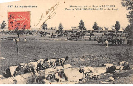 Manoeuvres 1906 - Siège De LANGRES - Camp De VILLIERS SUR SUIZE - Au Lavoir - Très Bon état - Langres