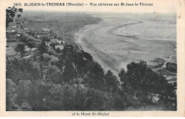 SAINT JEAN LE THOMAS - Vue Aérienne Sur Saint Jean Le Thomas Et Le Mont Saint Michel - Très Bon état - Sonstige & Ohne Zuordnung