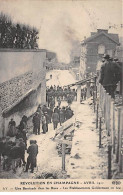 Révolution En Champagne - Avril 1911 - AY - Une Barricade Dans Les Rues - Les Etablissements Geldermann - Très Bon état - Ay En Champagne