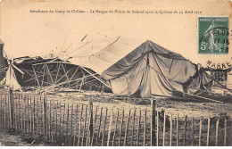 Aérodrome Du CAMP DE CHALONS - Le Hangar Du Prince De Bolorof Après Le Cyclone Du 15 Avril 1910 - Très Bon état - Camp De Châlons - Mourmelon