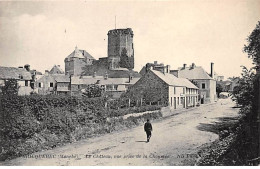 BRICQUEBEC - Le Château, Vue Prise De La Chaussée - Très Bon état - Bricquebec