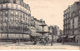 PARIS - Place Rambouillet - La Fontaine Et La Rue De Charenton - Très Bon état - Distrito: 12