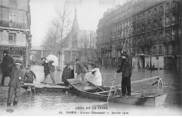 PARIS - Crue De La Seine 1910 - Avenue Daumesnil - Très Bon état - Arrondissement: 12