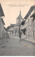 SAINTE MENEHOULD - L'Eglise Notre Dame Et La Grande Rue Du Château - Très Bon état - Sainte-Menehould