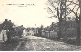 CHATILLON SUR MARNE - Entrée Du Pays - Route Du Bois - Très Bon état - Châtillon-sur-Marne