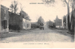 Guerre 1914 1917 - SAINT ETIENNE AU TEMPLE - Très Bon état - Autres & Non Classés