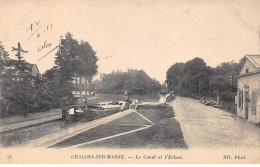 CHALONS SUR MARNE - Le Canal Et L'Ecluse - Très Bon état - Châlons-sur-Marne