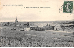 AY CHAMPAGNE - Vue Panoramique - Très Bon état - Ay En Champagne