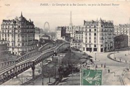 PARIS - Le Carrefour De La Rue Lecourbe, Vue Prise Du Boulevard Pasteur - Très Bon état - Paris (15)