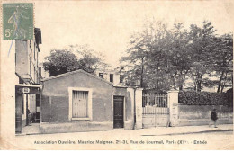 PARIS - Association Ouvrière, Maurice Maignan - Entrée - Rue De Lourmel - état - Distrito: 15