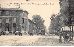 PARIS - Ecoles Et Rue D'Alésia Prise De La Rue Didot - Très Bon état - Distrito: 14