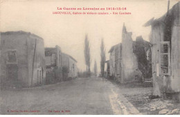 La Guerre En Lorraine En 1914 15 16 - DROUVILLE - Rue Gambetta - Très Bon état - Andere & Zonder Classificatie