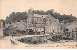 CHAILLAND - Vue De L'Eglise Et Du Pont - Très Bon état - Chailland