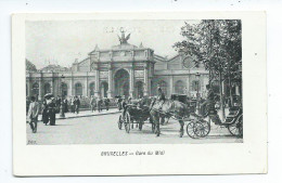 Postcard Railway Br Belguxelles Brussels Ium Central Station Gare Du Midi. Unused - Stazioni Senza Treni