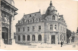 LANGRES - La Caisse D'Epargne - Très Bon état - Langres