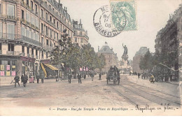PARIS - Rue Du Temple - Place De La République - Très Bon état - Distretto: 11