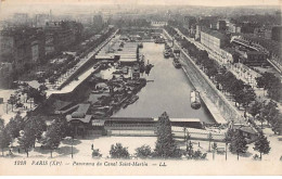 PARIS - Panorama Du Canal Saint Martin - Très Bon état - Paris (11)