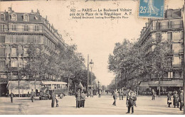 PARIS - Le Boulevard Voltaire Pris De La Place De La République - Très Bon état - Distrito: 11