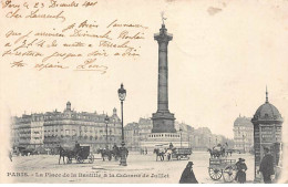 PARIS - La Place De La Bastille Et La Colonne De Juillet - Très Bon état - Paris (11)