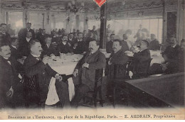 PARIS -Brasserie De L'Espérance - Place De La République - E. AUDRAIN, Propriétaire - Très Bon état - Paris (11)