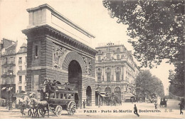 PARIS - Porte Saint Martin Et Boulevards - Très Bon état - Paris (10)