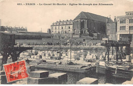 PARIS - Le Canal Saint Martin - Eglise Saint Joseph Des Allemands - état - Distretto: 10