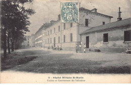 PARIS - Hôpital Militaire Saint Martin - Cuisine Et Casernement Des Infirmiers - Très Bon état - District 10