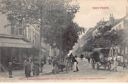 TOUT PARIS - Avenue Parmentier - Au Coin De La Rue Claude Vellefaux - F. Fleury - état - Paris (10)