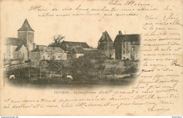 CPA Beuvron-Eglise Et Château-Timbre     L2044 - Altri & Non Classificati