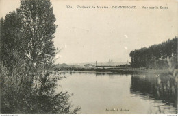 CPA Environs De Mantes-Dennemont-Vue Sur La Seine-Timbre     L1095 - Andere & Zonder Classificatie