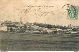 CPA Mirebeau En Poitou-Vue Générale-Timbre      L1096 - Mirebeau