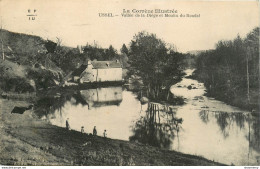 CPA Ussel-Vallée De La Diège Et Moulin Du Roudal-Timbre      L1098 - Ussel