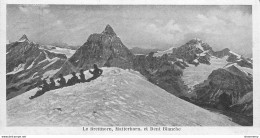 CPA Breithorn,Matterhorn Et Dent Blanche-Carte Panoramique     L2108 - Other & Unclassified