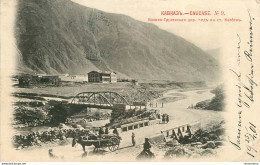 CPA Géorgie-Caucase-9-Route Militaire Géorgienne St Kazbek-Timbre     L2107 - Georgia