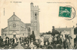 CPA Luc Sur Mer-L'église Et Sa Tour Romaine-50-Timbre      L1716 - Luc Sur Mer