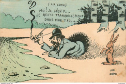 CPA Illustration-Yruam-Humour-Dans Mon Trou...      L1717 - 1900-1949