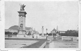 CPA Paris-Pont Alexandre III       L1725 - Brücken