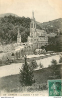 CPA Lourdes-La Basilique-103-Timbre     L1724 - Lourdes