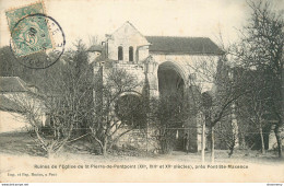 CPA Ruines De L'église De St Pierre De Pontpoint-Timbre      L1721 - Andere & Zonder Classificatie