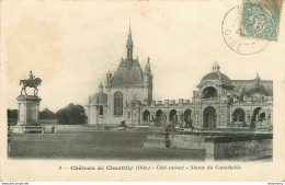 CPA Château De Chantilly-Statue Du Connétable-Timbre     L1725 - Chantilly