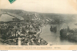 CPA Les Andelys-Le Petit Andely-Vue Sur La Ville Et Le Château Gaillard-3-Timbre     L1724 - Les Andelys