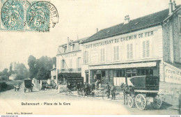 CPA Ballancourt-Place De La Gare-Timbre    L1730 - Ballancourt Sur Essonne