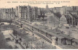PARIS - Le Métropolitain - Boulevard Pasteur - L'Avenue De Breteuil Et Les Invalides - Vue Générale - Très Bon état - Arrondissement: 15