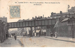PARIS - Rue De La Jonquière - Pont Du Chemin De Fer De Ceinture - Très Bon état - Arrondissement: 17