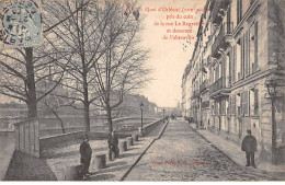 PARIS - Quai D'Orléans Pris Du Coin De La Rue Le Regratter Et Descente De L'Abreuvoir - Très Bon état - District 17