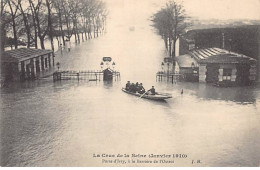 PARIS - La Crue De La Seine 1910 - Porte D'Ivry à La Barrière De L'Octroi - Très Bon état - Arrondissement: 13